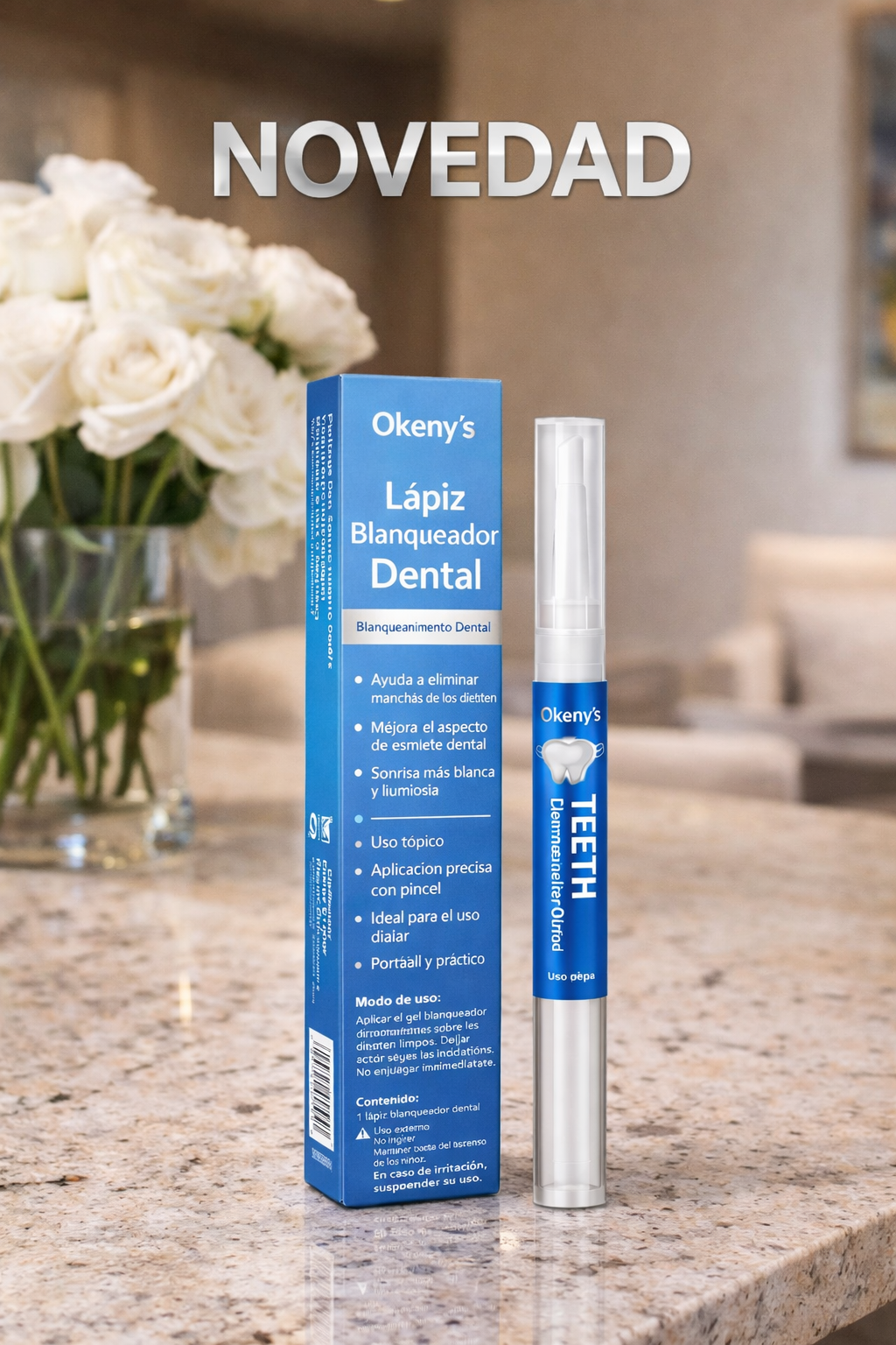 TENLOYA - Okeny’s Lápiz Sonrisa Blanca 1Un