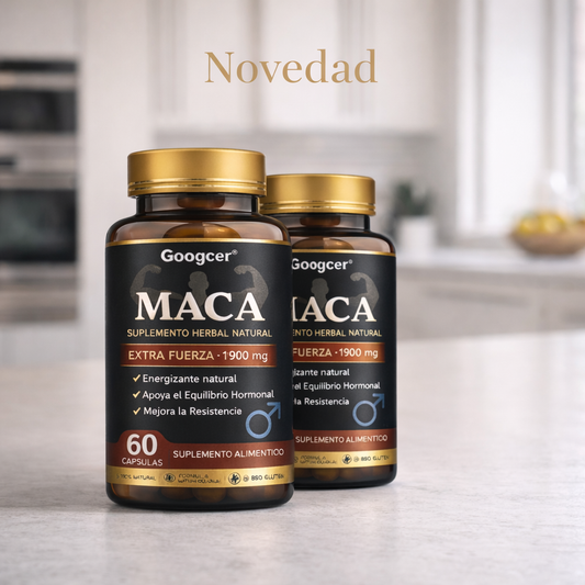 TENLOYA - Maca Extra Fuerza 1900 mg – Energía, Vitalidad y Rendimiento Natural